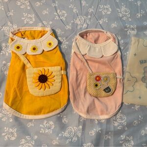 Sunflower and Daisy X-Small Dog Dresses